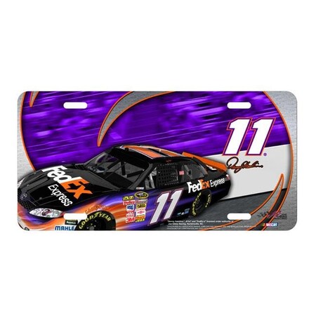 Denny Hamlin (#11) Metal License Plate